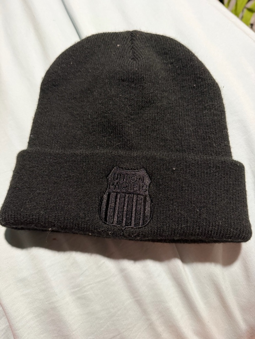 🌧️UP Black Cuffed Knit Beanie
